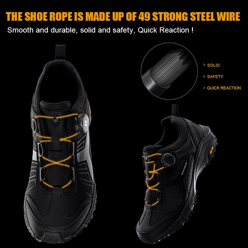 Free Soldier Male Outdoor Non-slip Waterproof Breathable Mountain Hiking Shoes