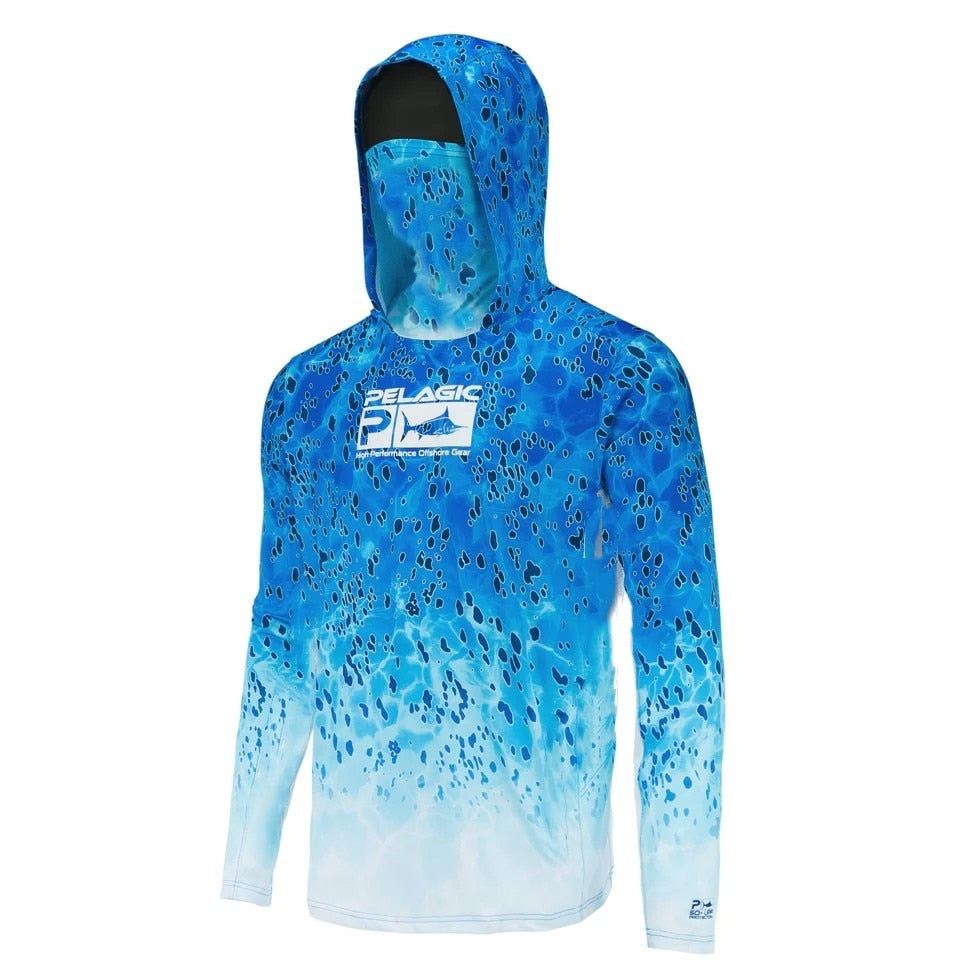 New Arrival Pelagic Gear Men's Hooded Quick Drying Fishing Shirt –  beckettscollections