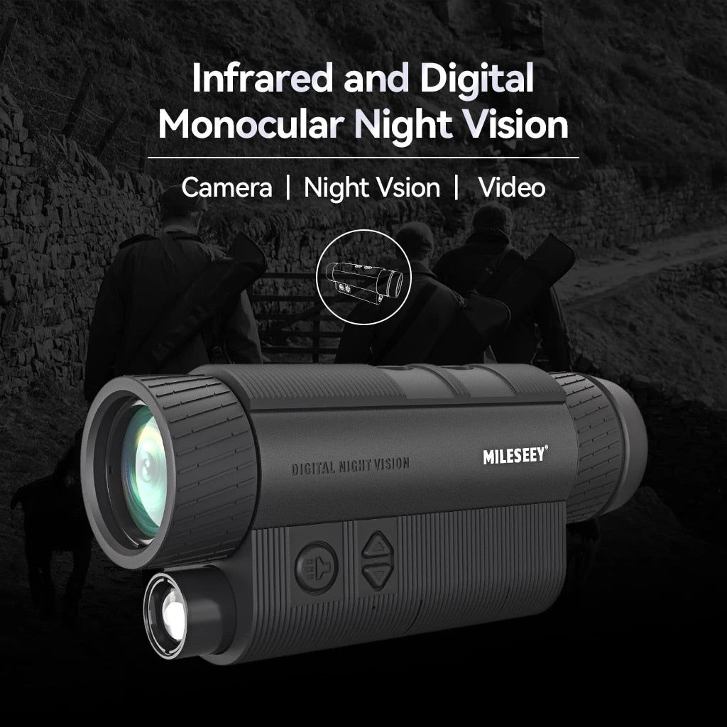 MiLESEEY HD Infrared Night Vision Device Dual Use Monocular Camera