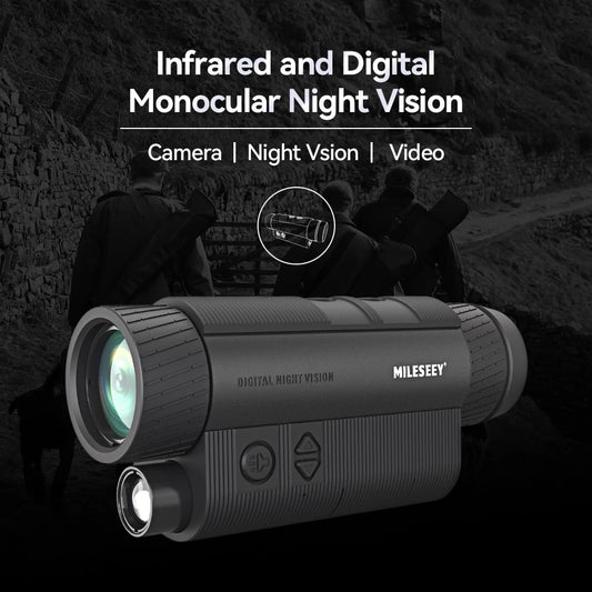 MiLESEEY HD Infrared Night Vision Device Dual Use Monocular Camera