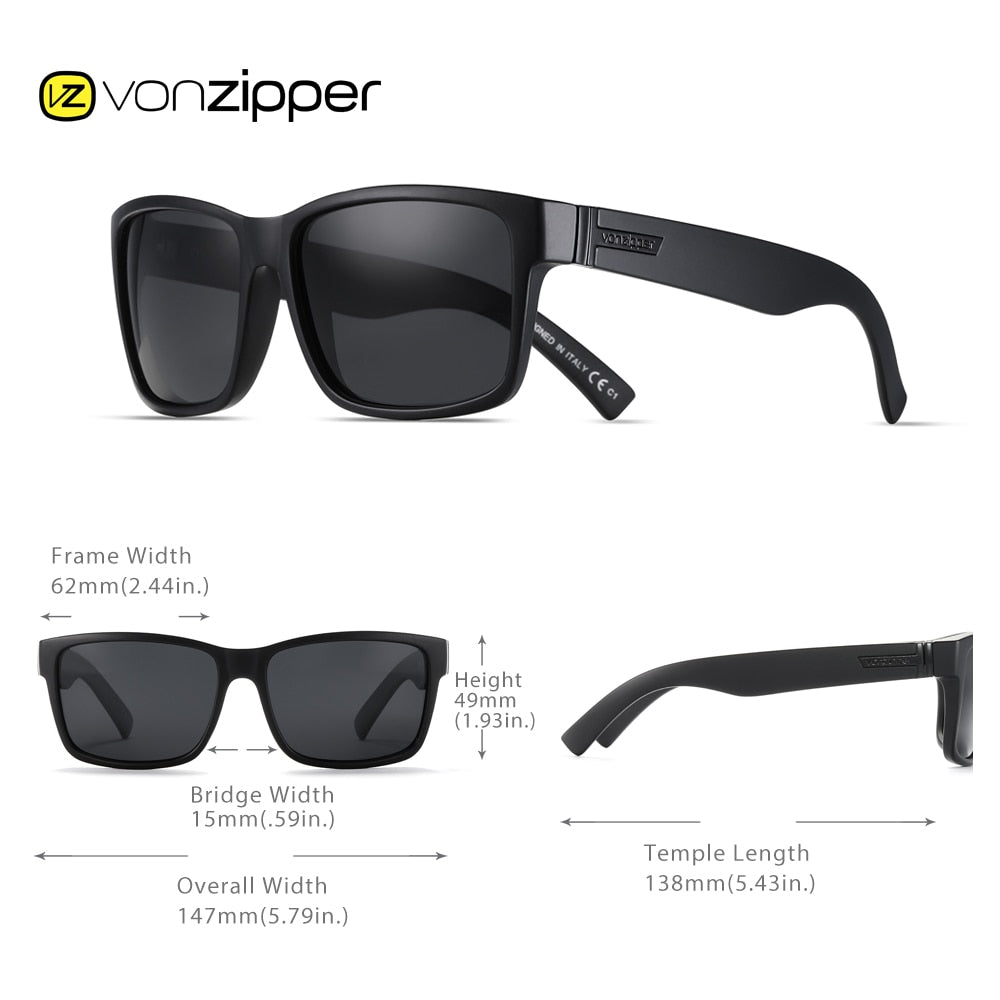 Limited Brand VZ Vonzipper Polarized Sunglasses for Men